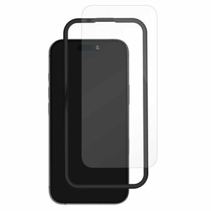 Blu Element Protecteur d'écran en verre trempé avec kit d'installation pour iPhone 16 Pro Max