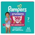 thumbnail image 2 of Pampers Couches - Cruisers 360° - Taille 7, Ajustement Anti-Fuites jusqu'à 100 %, Conçues pour les Bébés Actifs, Couche à Enfiler, Onglets Faciles à Enlever Conçus pour des Changements Faciles, 2 of 22