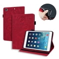 thumbnail image 1 of Emboss Tree Leather Flip Case for iPad 10.2 2020 2021 Cover Wallet Tablet Funda for iPad 10 9 8 7 8th 9th 10th Generation Case red-flower iPad 10.2 7th Gen., 1 of 6