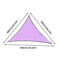 thumbnail image 3 of Sentmoon Shade Car Sunshade Sun Protection Triangular Shade Garden Swimming Pool AntiUV Shade Cloth Tarpaulin, 3 of 6