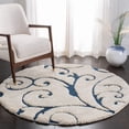 thumbnail image 1 of SAFAVIEH Florida Douglas Floral Vines Shag Area Rug, 1 of 6