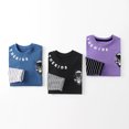 thumbnail image 3 of AAMILIFE Nouveaux Hauts T-shirts Faux Deux Pièces pour Garçons Mode Automne Col Rond Chandails, 3 of 3