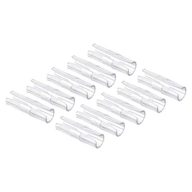 2.1 x 0.66inch Bed Sheet Clips, 24Pcs Mattress Covers Fastener Clamp Clear