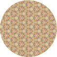thumbnail image 1 of Ahgly Company Machine Washable Indoor Square Transitional Light Brown Area Rugs, 3' Square, 1 of 7