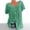Green, variant on Summer Savings Clearance! Women Plus Size Short Sleeve V-Neck Printed Blouse, Casual Pullover Top, Loose Fit Shirt, Summer T-shirt for Comfortable Everyday Wear Clearance Sales Today Deals Prime