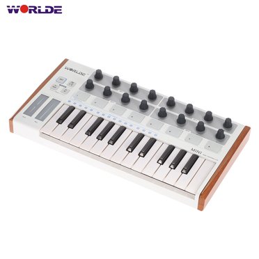 Clavier MIDI, Professionnel 25 Touches 25 - Clavier de Batterie Usb et Tambour MIDI Usb 25 Touches Usb Simbae Portable Professionnel Portable Professionnel Professionnel 25 Touches U-sb Di Rusuo Qisuo Professionnel 25-