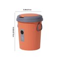 thumbnail image 3 of LSLJS Bathroom Trash Can Large Capacity Trash Can 6L Living Room Trash Can Round Thickened Trash Can, Garbage Can, 3 of 9