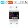 thumbnail image 4 of yeacher Disjoncteur Intelligent Compatible Wi-Fi avec Télécommande, Tension Réglable et Surveillance en Temps Réel pour Usage Domestique et Commercial (80A, Écran Couleur, Blanc), 4 of 7