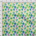thumbnail image 4 of oneOone Rayon Light Green Fabric Cactus Sewing Craft Projects Fabric Prints By Yard 56 Inch Wide, 4 of 5