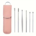 thumbnail image 2 of MesaSe 6pcs Stainless Steel Ear Spoon Set with Case for Ear Cleaning Tools., 2 of 6