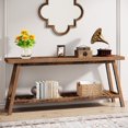 thumbnail image 1 of Tribesigns Table Console de Ferme, Table Console Extra Longue de 70,9 Pouces pour Entrée, Couloir, Salon, Marron, 1 of 5