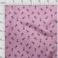thumbnail image 2 of oneOone Georgette Tissu Viscose Triangle Décor Géométrique Tissu Imprimé BTY 42 Pouces de Large, 2 of 4