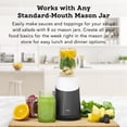 thumbnail image 2 of Tribest Personal II Mason Jar Ready Basic Pack Blender, Gray, 2 of 2