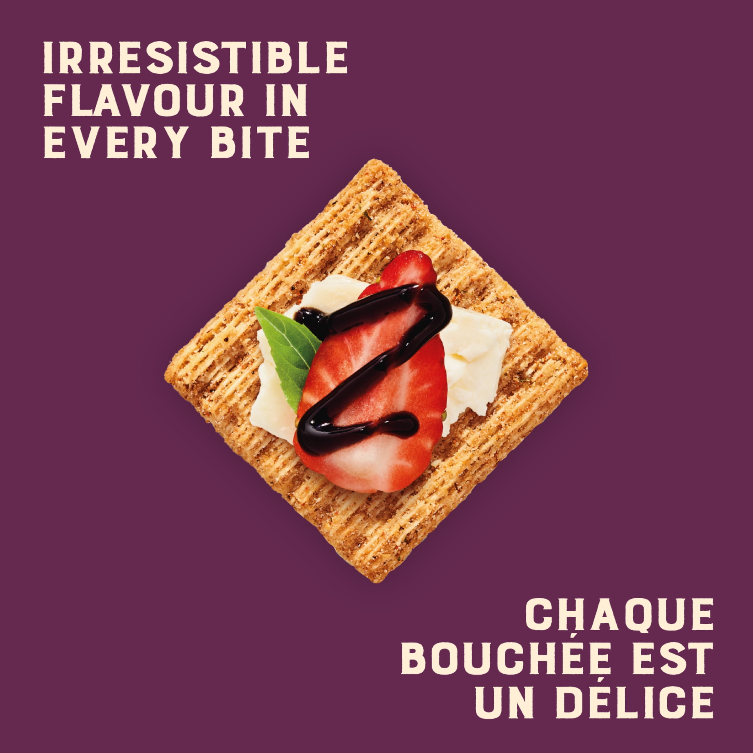 TRISCUIT Vinaigre Balsamique et Basilic Craquelins