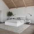 thumbnail image 3 of Nexera Porter 4-Piece Dual Storage Bedroom Set, White, Double, 3 of 6