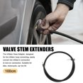 thumbnail image 2 of Unique Bargains 100cm Tire Inflator Hose Adapter Locking Tube Air Valve Chuck for Car Vehicle Universal, 2 of 7