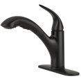 thumbnail image 2 of Medina Single Handle Pull-Out Kitchen Faucet - Black, 2 of 2