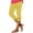 Yellow-baggy capri jeans for women, variant on Brnmxoke Jean Capri Pants Women Stretchy Buttery Soft Leggings Athletic Workout Cropped Elastic High Waisted Yoga Denim Pant Black,S