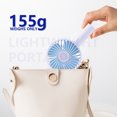 thumbnail image 4 of Boovnll Portable Fan, Adjustable 3 Speed USB Rechargeable Fans Lightweight Compact Handheld Fan for Outdoor, Travel, Camping, Vacation, Summer Gift, Mini Fan - Fan, 4 of 6