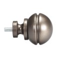 thumbnail image 3 of Unique Bargains Curtain Rod Finials Plastic End,Fit For 14mm Diameter (Max.) Rod，Total Size 54mm x 36mm Brown 6pcs, 3 of 4