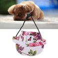 thumbnail image 4 of Pet Baseball Hat, Adjustable Dog Baseball Hat Stylish Cute  For Medium Dogs Blue,Red,Black,Leopard,Flower, 4 of 8