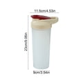 thumbnail image 3 of U-863 Beige Gobelet Shaker à Protéines 800 ml avec Balle Mélangeuse pour Mise en Forme Sports Conception Portative Activité, 3 of 6