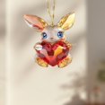 thumbnail image 3 of Nilvkv Valentine's Day Series Dog Acrylic Key Chain Car Rearview Mirror Accessories Backpack Pendant, 3 of 6
