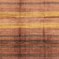 thumbnail image 1 of Ahgly Company Tapis d'Intérieur Carrés Abstraits Orange Tapis de Zone Abstraits, 6 Pieds Carré, 1 of 6