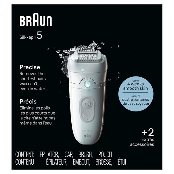 Braun Silk-épil select BS 5 296 Braun Silk-épil 5 Epilator, Wet and Dry, Includes Skin Contact Cap