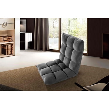 Velago Clam Adjustable Folding Plush Floor Gaming Chair