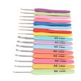 thumbnail image 1 of Crochet  Set, Crochet  Easy Identification 16PCS Ergonomic Reduces Stress Craft Sanding  For Crochet Enthusiast For Travel, 1 of 8