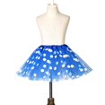 thumbnail image 2 of Penkiiy Jupe Tutu pour Fille pour Tout-Petit Bébé Fête Décontractée Tenues en Tulle Multicolores 1 An Bleu, 2 of 3
