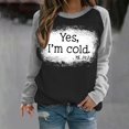 thumbnail image 1 of Chandails à Capuchon de Mode pour Femmes 2023 T-shirt Imprimé Manches Longues Blouse Col Rond Hauts Décontractés Chandail en Molleton 50 % de Rabais Liquidation Costumes Halloween/noël, 1 of 5