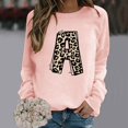 thumbnail image 1 of Chandails à Capuchon Mode pour Femmes 2023 Décontracté à Manches Longues Col Rond Imprimé Chandail pour Dames Hauts Blouse Rabais de 50 % Liquidation Costumes d'Halloween/Noël, 1 of 3