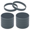 thumbnail image 1 of GOGO 12 PCS Adult Rubber Bracelets for Football Game, Silicone Wristbands, Party Accessories - Grey, 1 of 7