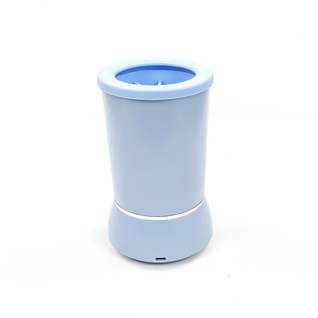 Meitianfacai Nettoyeur Automatique de Pattes de Chien Laveur de Pattes de Chien Machine de Nettoyage des Pieds de Chien USB Rechargeable Gobelet Laveur de Pattes pour Animaux de Compagnie pour Petites Moyennes Grandes Races Chiens Chats, Bleu