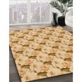 thumbnail image 3 of Ahgly Company Tapis de Zone Carré Orange Lavable en Machine, 7 Pieds Carré, 3 of 7