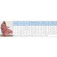 thumbnail image 5 of Ladies Maxi Dress  V Neck Long Sleeve Floral Print Frilled Swing Dress, 5 of 5