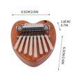 thumbnail image 3 of Birdeem Solid Wood 8-Tone Mini Thumb Piano Musical Instrument Wooden 8-Tone Finger Piano, 3 of 5
