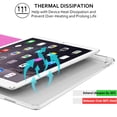 thumbnail image 3 of DuraSafe Cases iPad PRO 12.9 Inch 4th 5th 6th [ Pro 12.9 4 5 6 ] MY3K2LL/A MY3J2LL/A MY2H2LL/A MY2J2LL/A TriFold PC Lightweight Smart PU Leather Protective Hard Back Cover - Pink, 3 of 8
