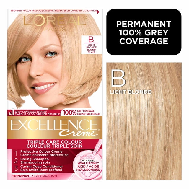 L'Oréal Paris Excellence Crème Coloration Cheveux, Coloration Permanente à l'Acide Hyaluronique