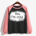 thumbnail image 4 of Chandails à Capuchon de Mode pour Femmes 2023 T-shirt Imprimé Manches Longues Blouse Col Rond Hauts Décontractés Chandail en Molleton 50 % de Rabais Liquidation Costumes Halloween/noël, 4 of 5