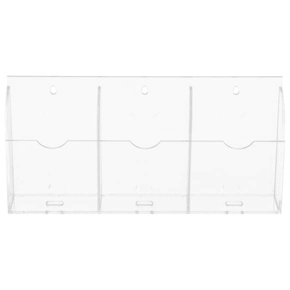Remote Control Holder 3-slot Acrylic Air Conditioner Remote Control Holder