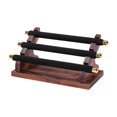 thumbnail image 3 of ziyahi Rings Display Stand Jewelry Organizer for Dressing Table Countertop Tabletop Black 22x10.5x9.5cm, 3 of 6