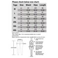 thumbnail image 2 of Luxur Pantalon Grand à Taille Mi-Haute en Coton et Lin pour Femme, Kaki, m, 2 of 2
