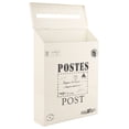thumbnail image 2 of MasteelfCA Vintage Mailbox Post Box Mailbox Wall Mount Post Box Outside Mailbox Mail Box, 2 of 8