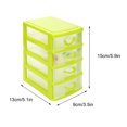 thumbnail image 2 of Plastic Desktop Drawer Organizer, EDHITNR Removable Dividers Small Objects Storage Case, Clear Plastic Jewelry Beads Crafts Storage Box for Home Office Makeup, 2 of 2