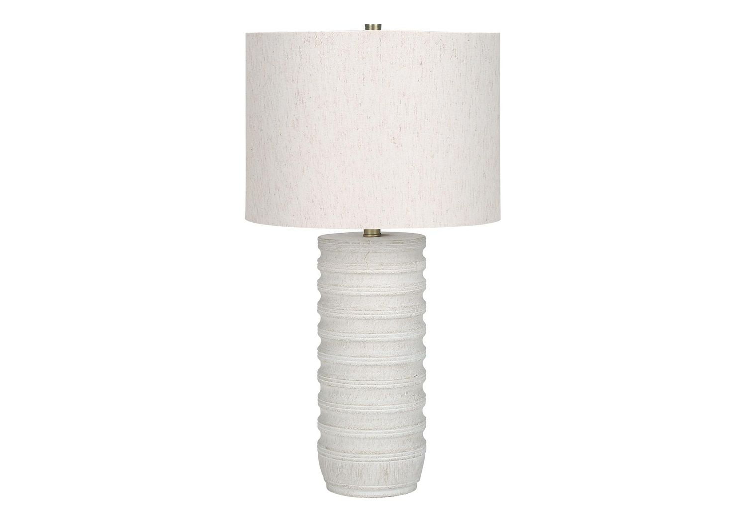 Monarch Specialties  Luminaire, 28"h, Lampe De Table, Résine Crémeuse, Teinte Ivoire / Crème, Transitionnel