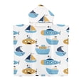 thumbnail image 4 of Japceit Serviette de Plage à Capuchon pour Enfants Serviette de Sable Serviette de Plage Enfants Plage à Capuchon Serviette de Changement de Plage Natation Portable Enfants Serviette de Plage à Capuchon, 4 of 9