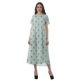 thumbnail image 1 of Moomaya Robes d'Été Imprimées Décontractées pour Femmes, Robes de Cocktail, Vêtements de Mariage, 1 of 5